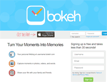 Tablet Screenshot of bokeh.com